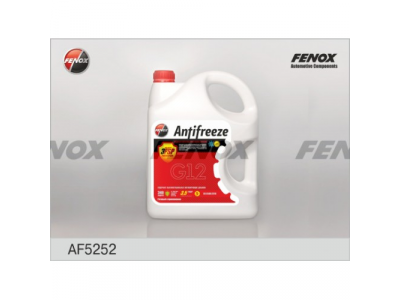 Антифриз FENOX G12 готовый красный, 5 кг