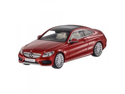 Модель Mercedes-Benz C-Class Coupe (C205), Scale 1:43, Hyacinth Red, артикул B66960531 от Mercedes Модель Mercedes-Benz C-Class Coupe (C205), Scale 1:43, Hyacinth Red, артикул B66960531