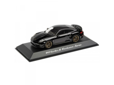 Модель автомобиля Porsche 911 Turbo S, Exclusive Series, Black, 1:43 от VAG Модель автомобиля Porsche 911 Turbo S, Exclusive Series, Black, 1:43